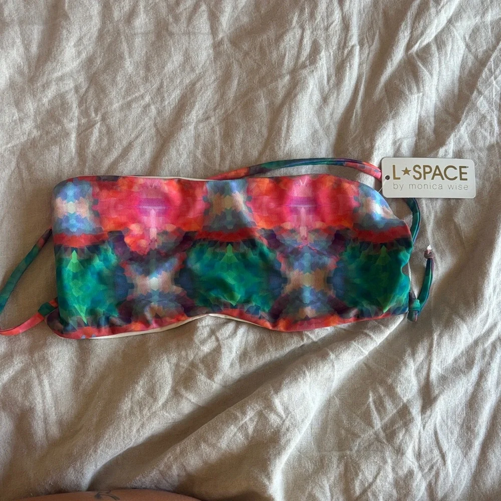 L*Space Multicolor Patterned Bikini Top - Picture 1 of 5
